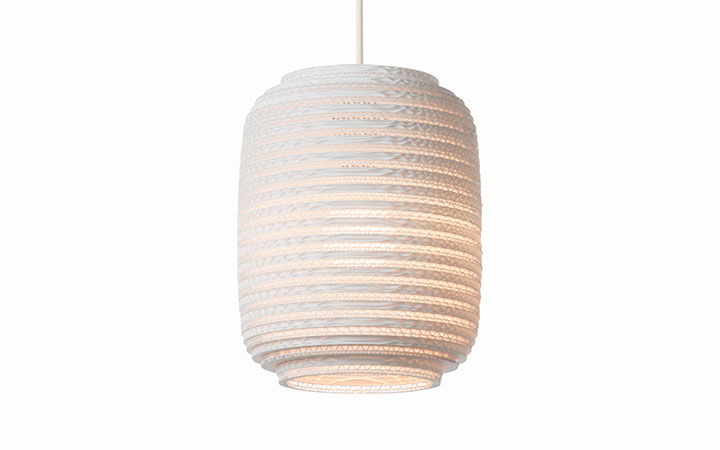 Scraplights Ausi White Pendant Light by Graypants Pendant Lamps